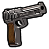 Pistola .50 + 100 Munições